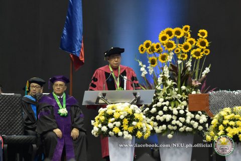 New Era University President Dr. Nilo Rosas.  