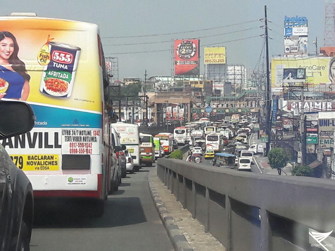 The situation was no different on Edsa-Taft (southbound). Erwin Temperante, Eagle News Service