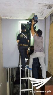 One has to climb up a ladder to gain access to the spacious room through the "small window."