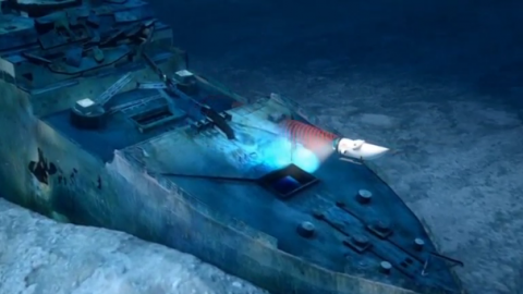 Expeditions to the world's most famous shipwreck are set to begin.(photo grabbed from Reuters video)