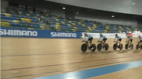Britain's Callum Skinner says he's hopeful British Cycling can put the last year of allegations behind them as some of the world's top cyclists prepare for the UCI World Track Championships.(photo grabbed from Reuters video)