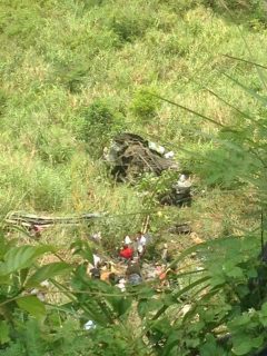 More than 30 are killed in a fatal bus accident in Carranglan, Nueva Ecija (Photo courtesy Sir Jonh Paul Domingo)
