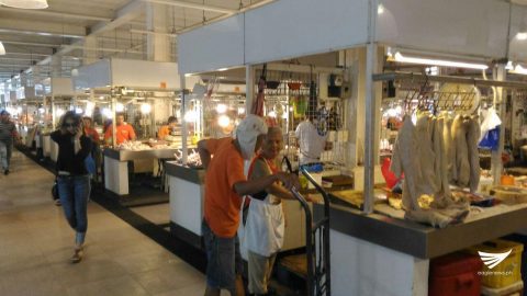 Makabago na rin ngayon ang mga pwesto ng mga nagtitinda sa loob ng pamilihan. /Jerold Tagbo/ Eagle News Service/