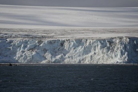 (FILES) This file photo taken on March 6, 2016 shows a view of Yankee Harbour in the South Shetland Islands, Antarctica. Global warming has caused ice to melt faster than normal in the Antarctic, but a study on May 2, 2017 suggested the rate of loss in some areas may be slower than previously thought.Researchers in Britain mapped the change in the speed of ice loss using data from five different satellites, said the report in Geophysical Research Letters, a US scientific journal.  / AFP PHOTO / EITAN ABRAMOVICH