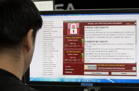 A photo taken on May 15, 2017 shows staff monitoring the spread of ransomware cyber-attacks at the Korea Internet and Security Agency (KISA) in Seoul More cyberattacks could be in the pipeline after the global havoc caused by the Wannacry ransomware, a South Korean cybersecurity expert warned May 16 as fingers pointed at the North. More than 200,000 computers in 150 countries were hit by the ransom cyberattack, described as the largest ever of its kind, over the weekend. / AFP PHOTO / YONHAP / YONHAP / REPUBLIC OF KOREA OUT NO ARCHIVES RESTRICTED TO SUBSCRIPTION USE