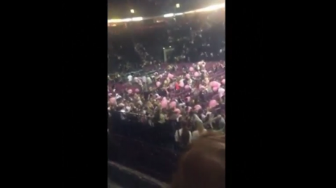 A witness who attended the venue in the northern English city of Manchester where U.S. singer Ariana Grande had been performing said she felt a massive explosion as she was leaving the concert.(photo grabbed from Reuters video)