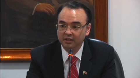 Talks last week between leaders of China and the Philippines were frank and friendly, with no threats or bullying, Manila's foreign minister said on Monday (May 22), after his president said he was warned of war if he drills for oil in the South China Sea.(photo grabbed from Reuters video)