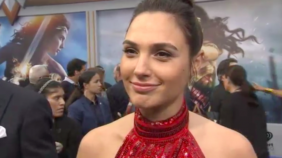 Following the suicide bombing in Manchester which killed 22 people, the world premiere of 'Wonder Woman' in Hollywood went ahead on Thursday (May 25) but with heightened security. Photo grabbed from Reuters video file.