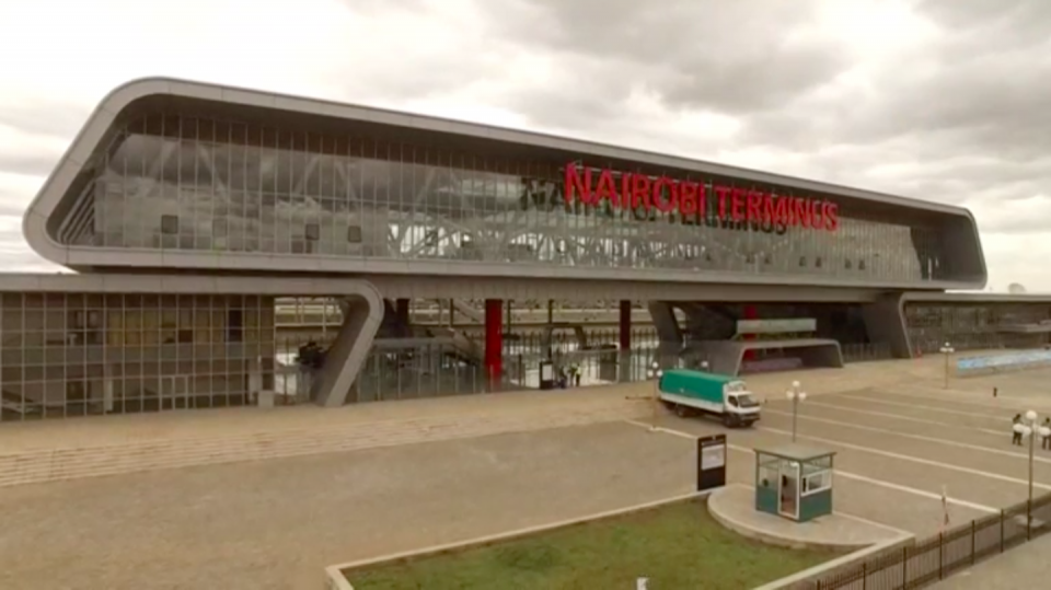 A China-funded railway connecting the Kenyan capital with a key port brings a wide range of benefits to the country, said Kenya's railway chief during a recent interview with China Global Television Network. Photo grabbed fro Reuters video file.