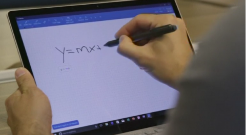 Microsoft Corp on Tuesday (May 02) unveiled Windows 10 S, a streamlined version of its popular operating system, geared toward low-cost laptops for students, as it tries to take share from Google's Chrome OS-run computers.(photo grabbed from Reuters video)