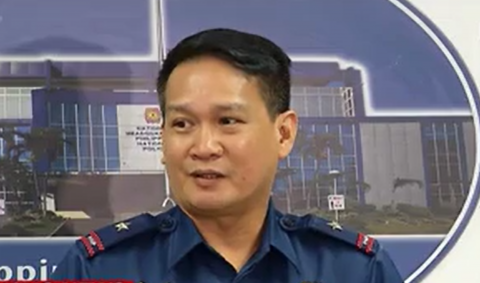 Philippine National Police spokesperson, Chief Supt. Dionardo Carlos, holds a press briefing about the situation in containing the local terror group Maute whose members were seen in Marawi City. (Eagle News Service)