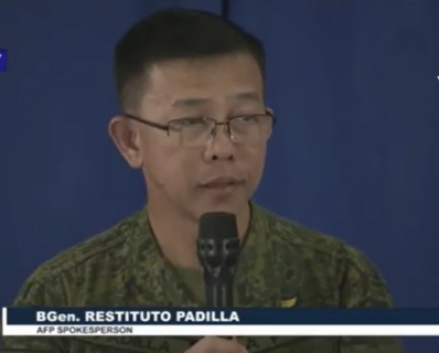 Armed Forces of the Philippines spokesperson Brig. General Restituto Padilla