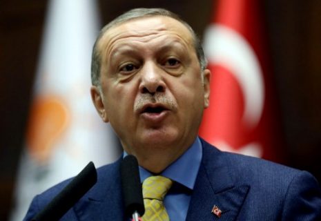 Turkish President and Chairman of the Justice and Development Party (AK Party) Recep Tayyip Erdogan delivers a speech during the AK Party's group meeting at the Grand National Assembly of Turkey (TBMM) in Ankara on May 30, 2017. / AFP PHOTO / ADEM ALTAN