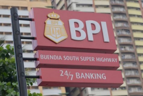 A logo of Bank of the Philippine Islands (BPI) is seen in Manila on June 7, 2017. A wave of unauthorised transactions have hit a major Philippine bank, triggering fears of hacking even as company officials said on June 7 it was an internal computer error. / AFP PHOTO / TED ALJIBE