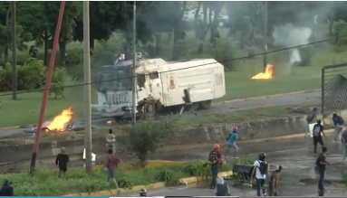 Photo grabbed from Reuters video file.