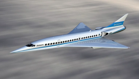 U.S. company Boom is developing a supersonic airliner that will fly 2.6 times faster than any other aircraft on the market today. Hitting speeds of 1,451 miles per hour, the planes could reduce typical New York to London flight times of seven hours to little more than three hours.(photo grabbed from Reuters video)