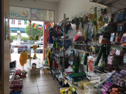 Brazilian products on display at this specialty store in Miami.   (Photo courtesy EBC Florida, Eagle News Service)