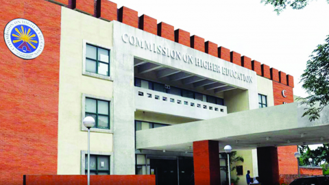 The Commission on Higher Education (Photo courtesy CHED website)