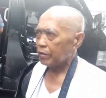 Cayamora Maute, shortly after he was stopped at a checkpoint in Davao City.