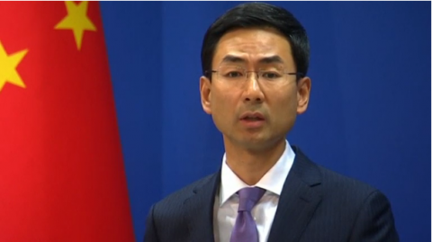 China reiterated their opposition to any violation of U.N. Security Council resolutions and urged all parties to exercise restraint on Friday (June 23), a day after North Korea carried out another test of a rocket engine.(photo grabbed from Reuters video)