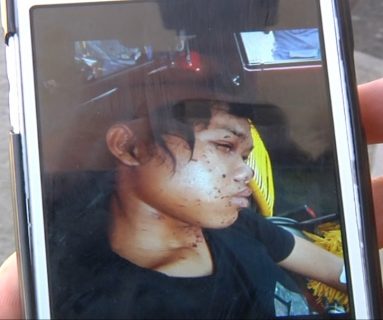 Picture of Gabriel Patarasa, a suspected Abu Sayyaf member.