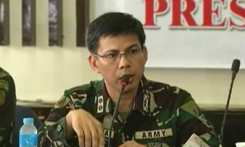 AFP First Infantry Division Spokesperson Lt. Col. Jo-Ar Herrera.