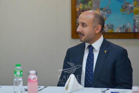 Panama's Minister of Maritime Affairs Jorge Barakat Pitty visited Eagle Broadcasting Corporation's (EBC) main office in Quezon City to promote the celebration of Panama's Ship Registry. (Eagle News Service)