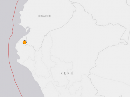 A 6.2 magnitude quake hits northern Peru, injuring two persons. (Photo grabbed from USGS website)