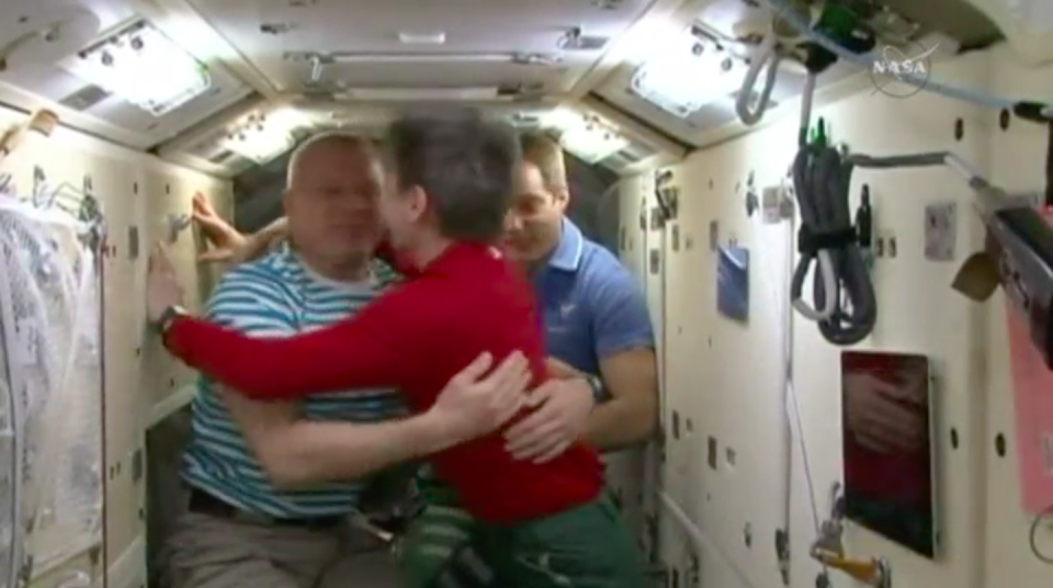 The International Space Station's latest expedition officially began on Friday (June 2) after Flight Engineers Oleg Novitskiy of Roscosmos and Thomas Pesquet of the European Space Agency left the space station for earth. Photo grabbed from Reuters video file.