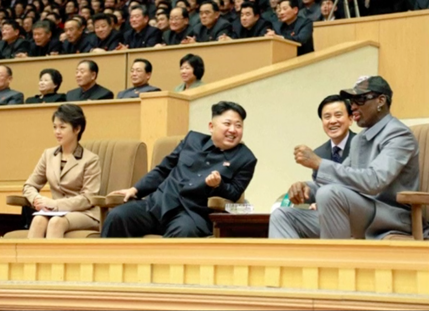 Former National Basketball Association player Dennis Rodman is expected to arrive in North Korea on Tuesday (June 13) for a trip the U.S. State Department said was not an official U.S. visit, CNN reported on Monday (June 12). Photo grabbed from Reuters video file.