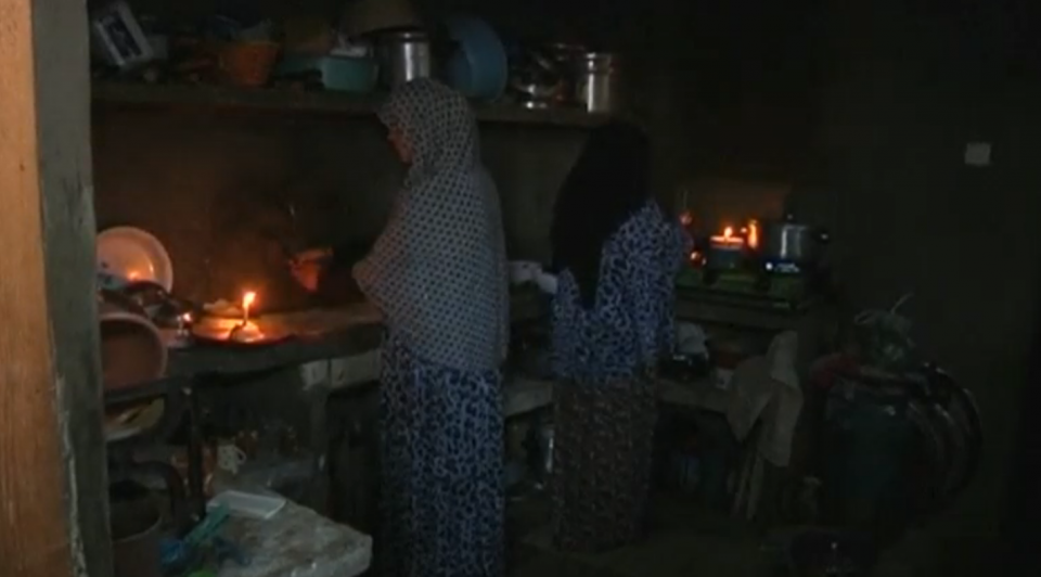 Palestinians in the Gaza Strip prepared for Iftar on Tuesday (June 13) by candlelight as Israel began reducing the electricity supply to the Gaza Strip after the Palestinian Authority limited how much it pays for power to the enclave run by Hamas. Photo grabbed from Reuters video file.