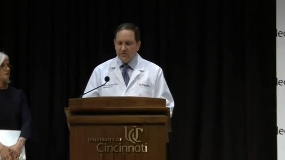 Doctors treating the American college student who was detained for 17 months in North Korea said he suffered serious neurological injury but did not speculate as to what caused the injury, at a news conference on Thursday (June 15). Photo grabbed from Reuters video file.