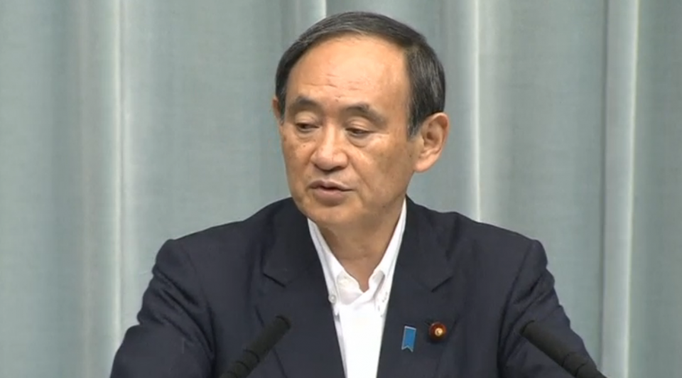 Japanese Chief Cabinet Suga Yoshihide on Monday (June 19) offered condolences to seven sailors found dead in flooded compartments of the USS Fitzgerald, which collided with a container ship off Japan on Saturday (June 17). Photo grabbed from Reuters video file.