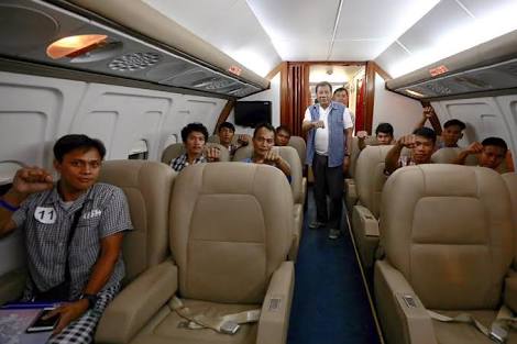 Eagle News presidential plane Marawi soldiers