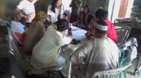 A video grab of the footage found on a mobile phone showing Islamist militants planning the siege of Marawi and what is needed to be done to establish a caliphate in Mindanao. The military got hold of the video that proved the Islamist militants had long been planning the Marawi take-over. (Photo grabbed from Reuters provided video)
