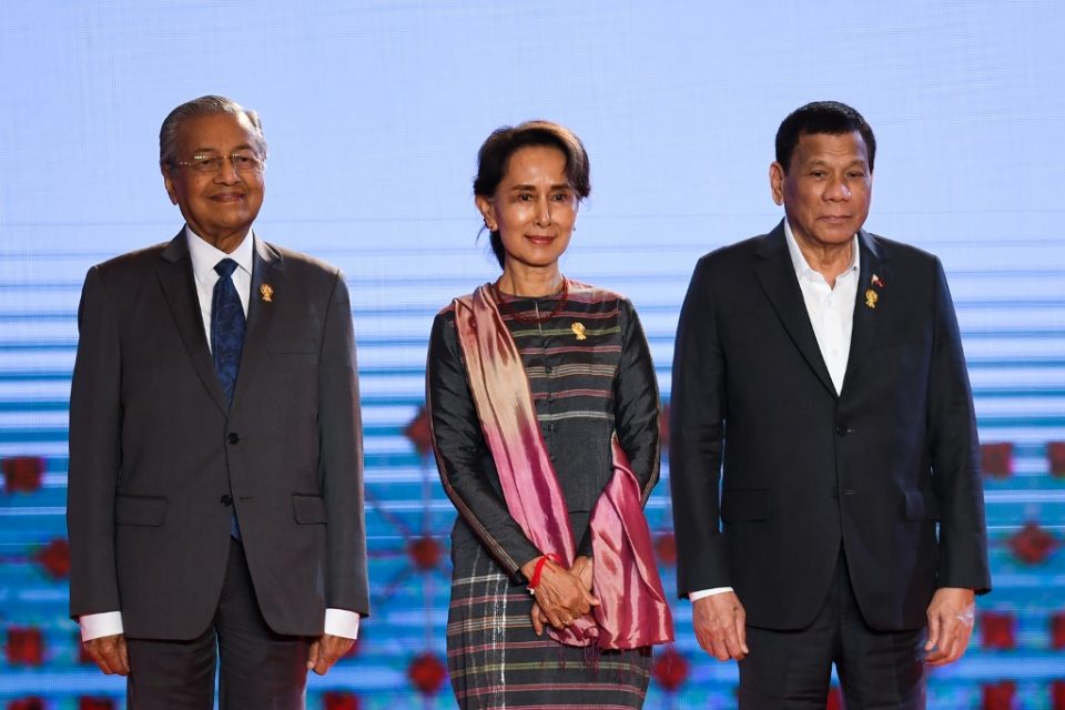 Philippine president Rodrigo Duterte at the ASEAN Summit