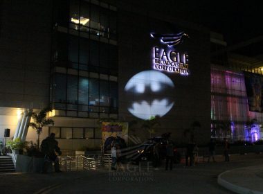 Bat signal during EBC Pop Con