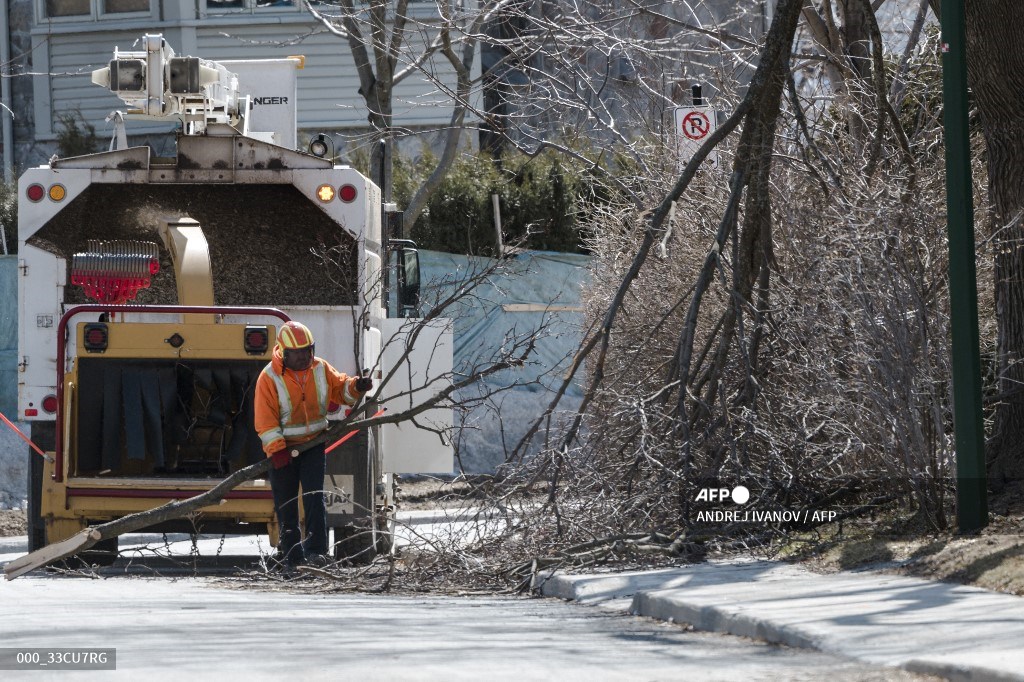 Hundreds of thousands without power in Canada after ice storm