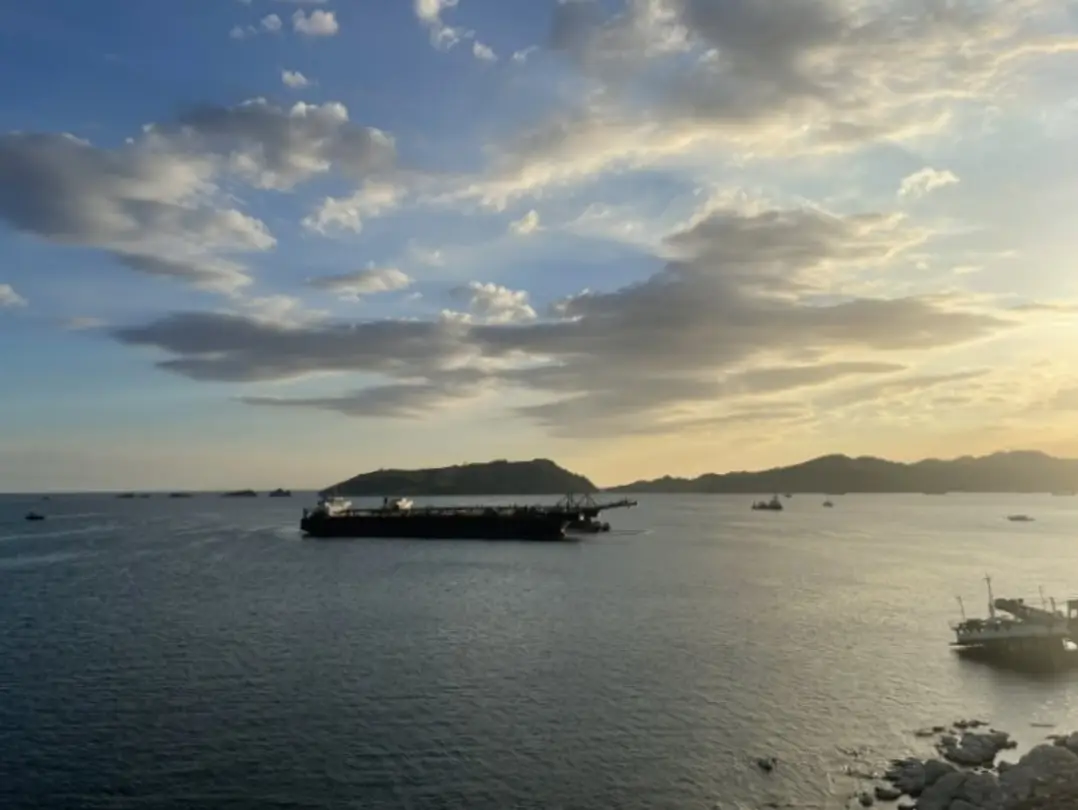 The PCG said MV Hong Hai 189 released approximately 30 to 50 liters of fuel and other mixed substances when it sank off Mariveles early Saturday, May 5, 2023./PCG/