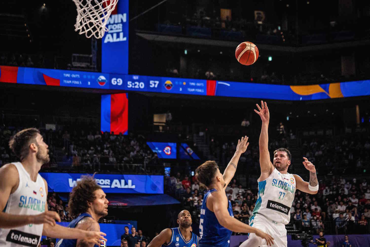 US wins Basketball World Cup opener as Doncic dazzles for Slovenia